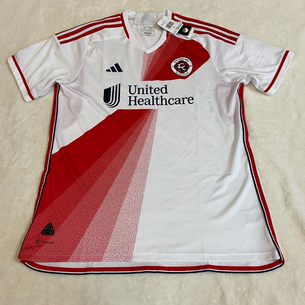 Adidas New England Revolution 23/24 Away Jersey Men's XL Red White Adidas HI1881